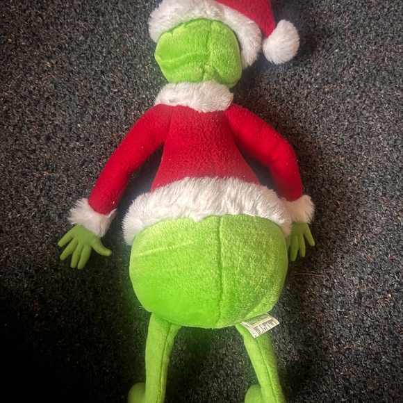 Vintage 1998 Grinch dr. Suess holiday stuffie - Picture 4 of 6